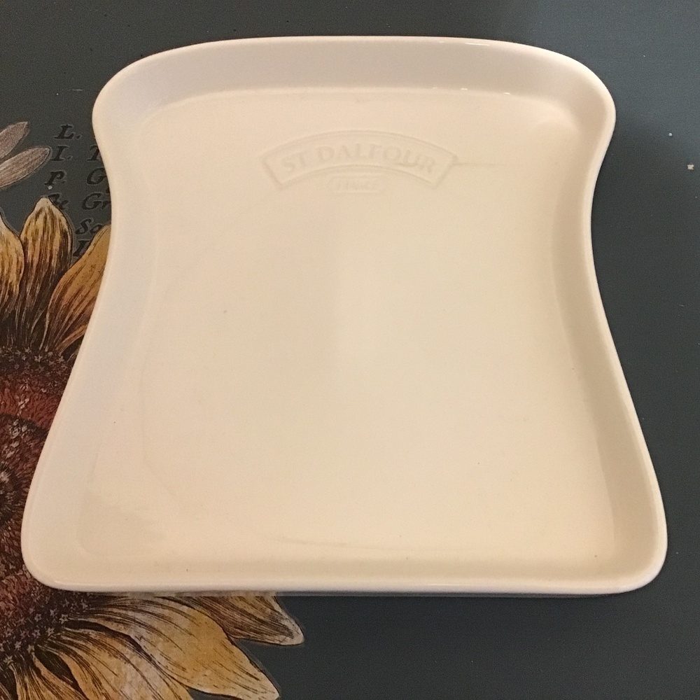 St Dalfour France Toast Plate